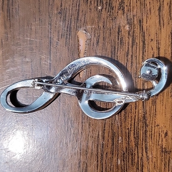 Treble Cleft broach - Picture 2 of 4